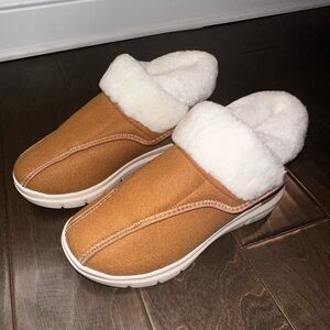 NIB FitVille Easy Top Diabetic V3 Faux Fir Lined Indoor/Outdoor Loafer Size 8.5